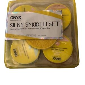 Onyx Head to Toe Happiness Foaming Sugar Scrub Set - Bright Yellow